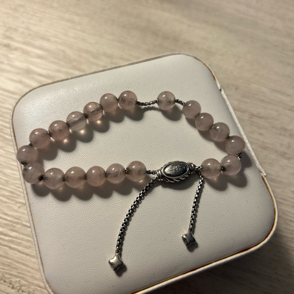 David Yurman - Spiritual beads bracelet - pink quartz